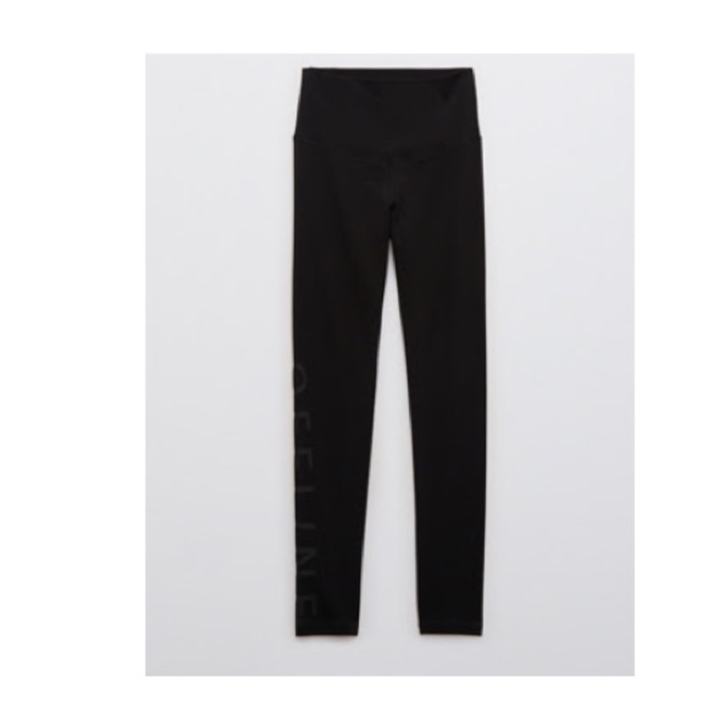 AERIE OFFLINE REAL ME HIGH WAISTED GRAPHIC LEGGING- MEDIUM